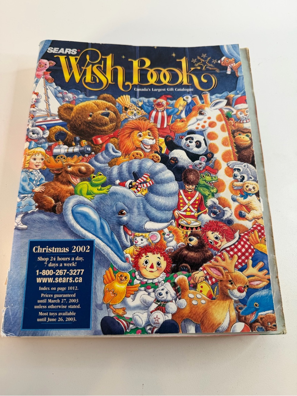 Sears Christmas Wish Book Catalog 2002 Toys Action Figures Barbie Fashion